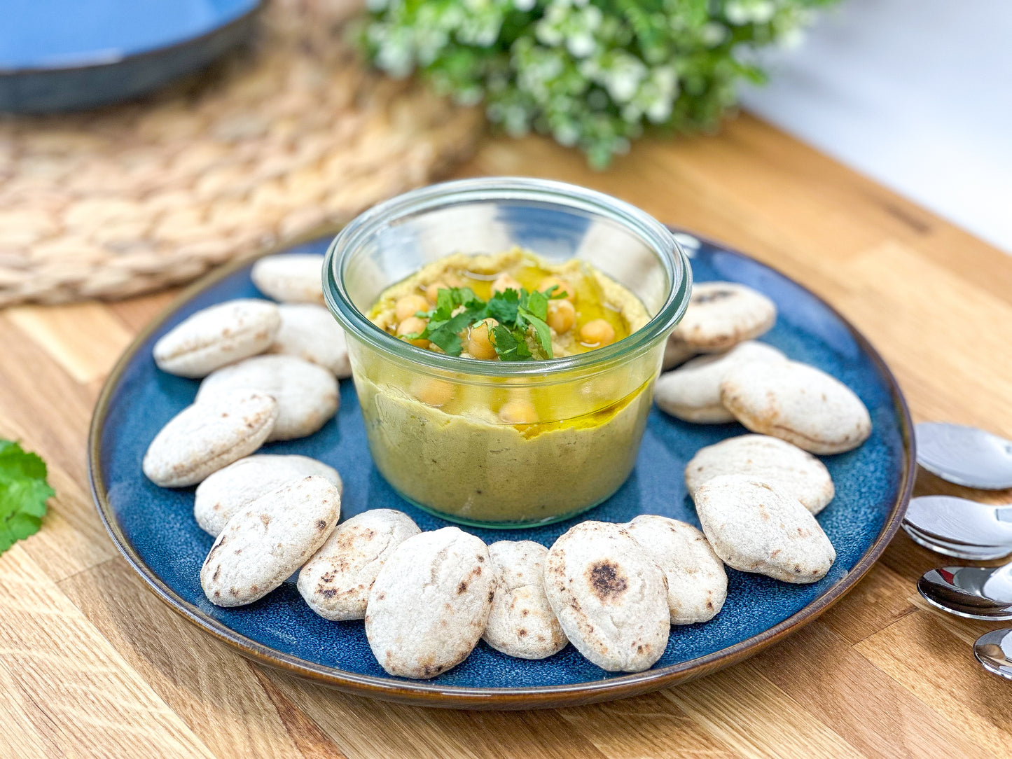 Houmous aux épices orientales