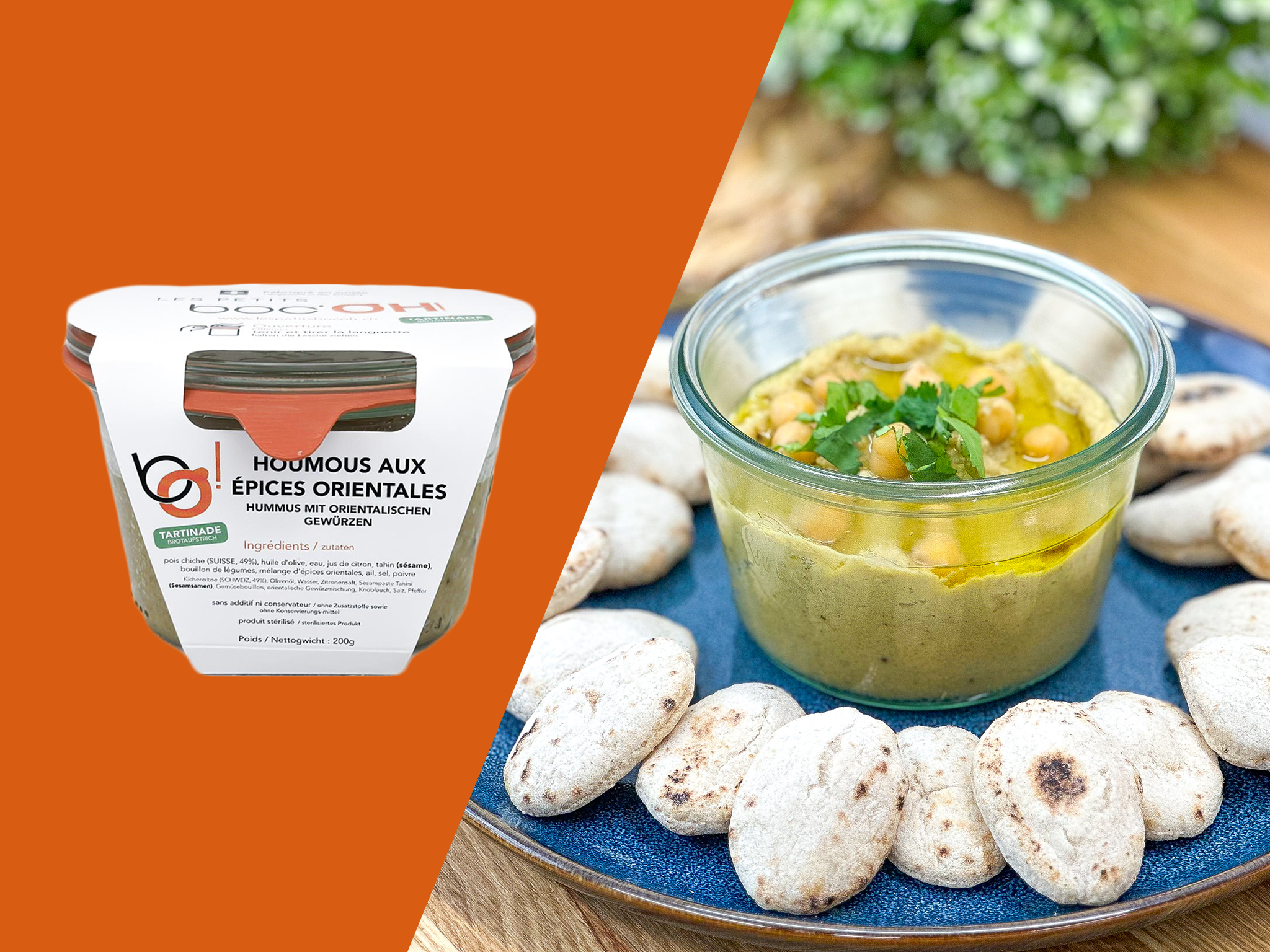Houmous aux épices orientales